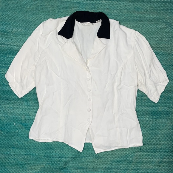 Totonko collared blouse vintage button up Medium - Picture 12 of 12
